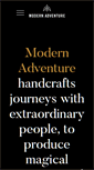 Mobile Screenshot of modernadventure.com